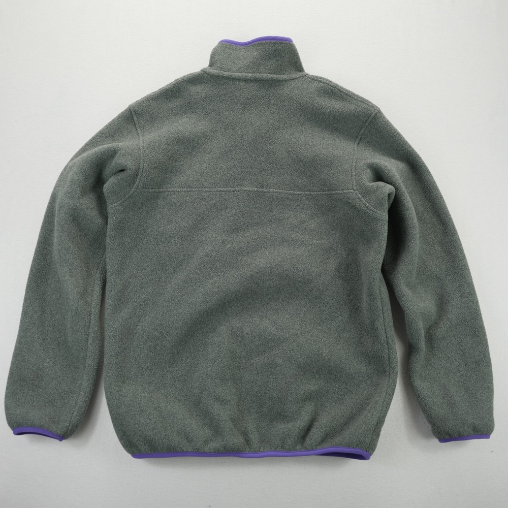 Patagonia‎ Synchilla Snap-T Fleece Pullover Womens XS Gray Purple Trim 25485 - Picture 8 of 9